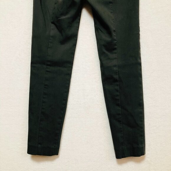 LOFT Petite Dark Olive Green Skinny Ankle Pants - Picture 10 of 12